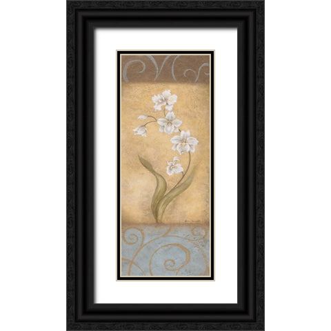 Nouvel Amour II Black Ornate Wood Framed Art Print with Double Matting by Carroll, Jane