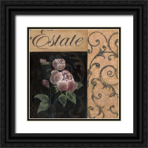 Estate Black Ornate Wood Framed Art Print with Double Matting by Tava Studios