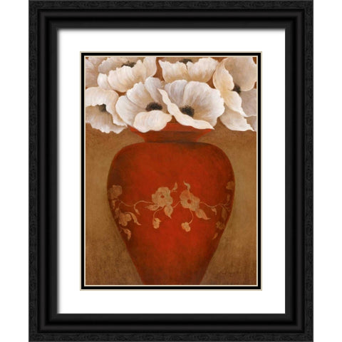 Grand Arrangement I Black Ornate Wood Framed Art Print with Double Matting by Tava Studios