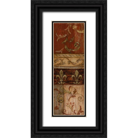Weathered Door I Black Ornate Wood Framed Art Print with Double Matting by Tava Studios