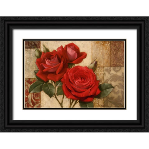 Summers Gift I Black Ornate Wood Framed Art Print with Double Matting by Levashov, Igor