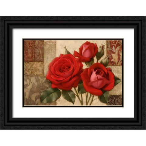 Summerss Gift II Black Ornate Wood Framed Art Print with Double Matting by Levashov, Igor