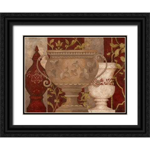 San Pietro - Detail I Black Ornate Wood Framed Art Print with Double Matting by Carroll, Jane