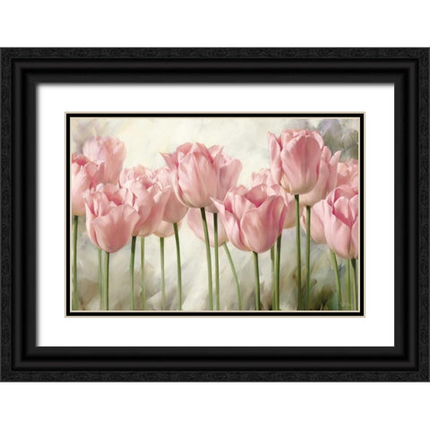 Nature Inspired I Black Ornate Wood Framed Art Print with Double Matting by Levashov, Igor