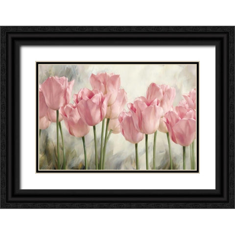 Nature Inspired II Black Ornate Wood Framed Art Print with Double Matting by Levashov, Igor