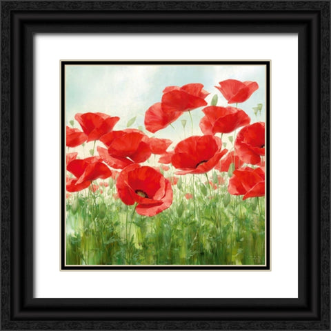 Holland Garden Black Ornate Wood Framed Art Print with Double Matting by Levashov, Igor
