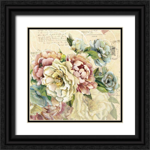 Scented Letter II Black Ornate Wood Framed Art Print with Double Matting by Robinson, Carol