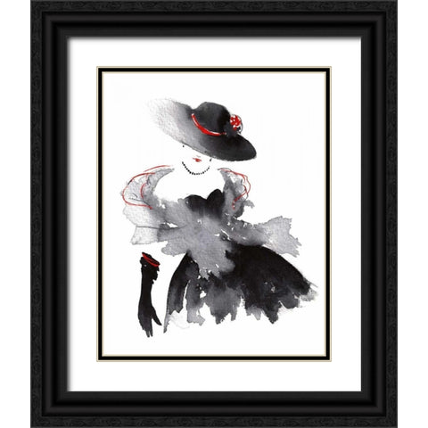 Evening Out I Black Ornate Wood Framed Art Print with Double Matting by McNaughton, Rachel