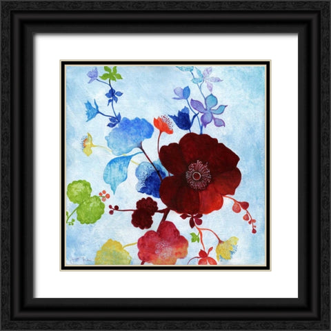 Japanese Garden II Black Ornate Wood Framed Art Print with Double Matting by Tava Studios