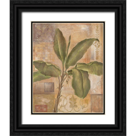 Tropical Spirit I Black Ornate Wood Framed Art Print with Double Matting by Tava Studios