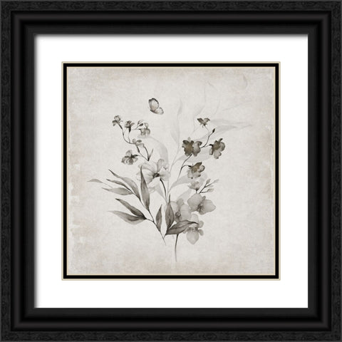 Vintage Arrangement II Black Ornate Wood Framed Art Print with Double Matting by Jill, Susan
