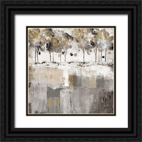 Tree Panorama Black Ornate Wood Framed Art Print with Double Matting by Tava Studios