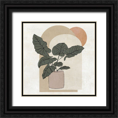 Santa Fe Evening I Black Ornate Wood Framed Art Print with Double Matting by Tava Studios