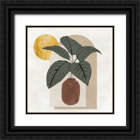 Santa Fe Evening II Black Ornate Wood Framed Art Print with Double Matting by Tava Studios