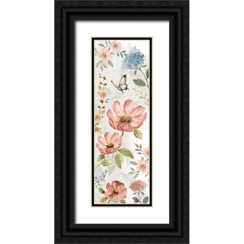 Summertime II Black Ornate Wood Framed Art Print with Double Matting by Nan