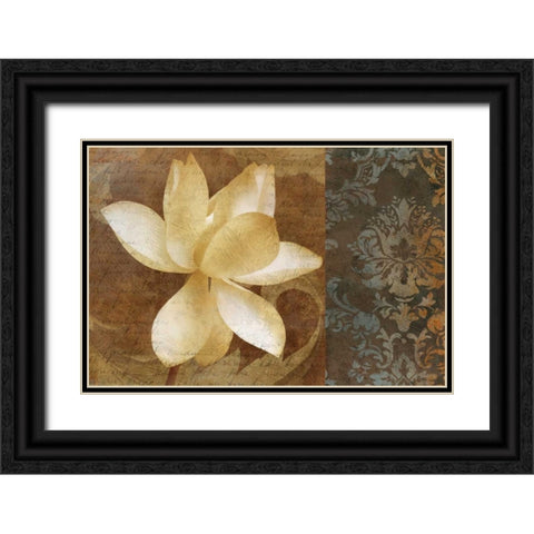 Lettre DAmour I Black Ornate Wood Framed Art Print with Double Matting by Mallett, Keith