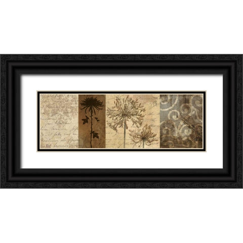 Memoir II Black Ornate Wood Framed Art Print with Double Matting by Mallett, Keith