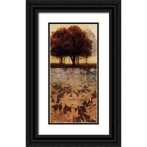 Minuet I Black Ornate Wood Framed Art Print with Double Matting by Mallett, Keith