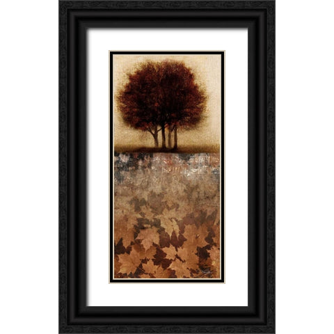 Minuet II Black Ornate Wood Framed Art Print with Double Matting by Mallett, Keith