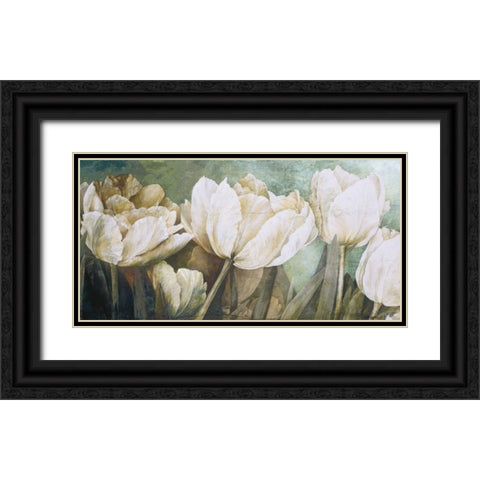 Taste of Summer Black Ornate Wood Framed Art Print with Double Matting by Thompson, Linda