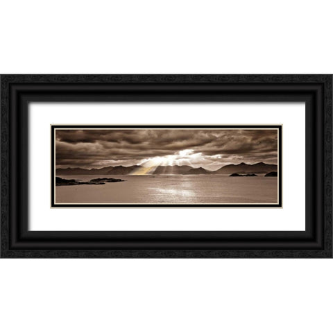 Divinity Black Ornate Wood Framed Art Print with Double Matting by Frank, Assaf