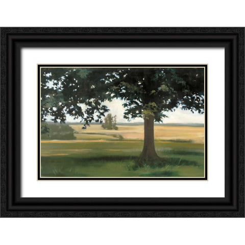 Hidden Pasture Black Ornate Wood Framed Art Print with Double Matting by Lightell, Megan