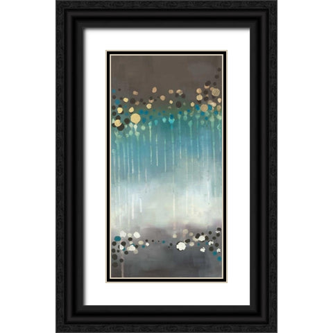 Spot of Rain I Black Ornate Wood Framed Art Print with Double Matting by Maitland, Laurie
