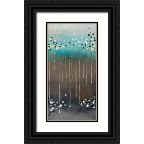 Spot of Rain II Black Ornate Wood Framed Art Print with Double Matting by Maitland, Laurie