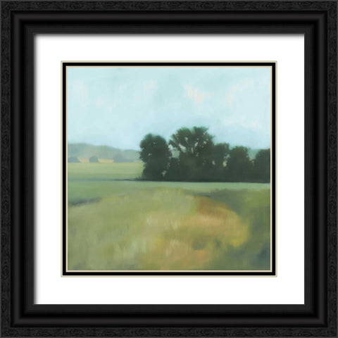 Late Days Black Ornate Wood Framed Art Print with Double Matting by Lightell, Megan