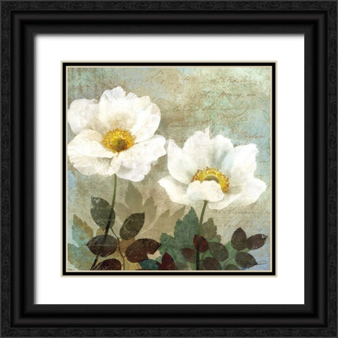 Anemone II Black Ornate Wood Framed Art Print with Double Matting by Mallett, Keith