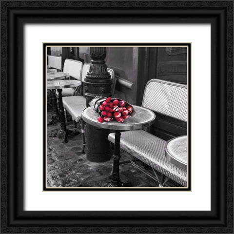 Say It With Flowers I Black Ornate Wood Framed Art Print with Double Matting by Frank, Assaf