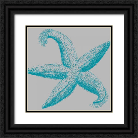 Sea Stars I Black Ornate Wood Framed Art Print with Double Matting by Berg, Sabine