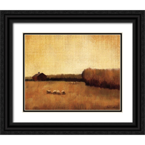 Open Range I Black Ornate Wood Framed Art Print with Double Matting by Venter, Tandi