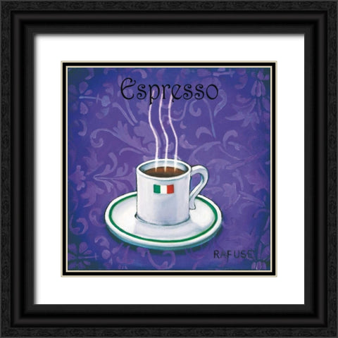 Espresso Black Ornate Wood Framed Art Print with Double Matting by Rafuse, Will