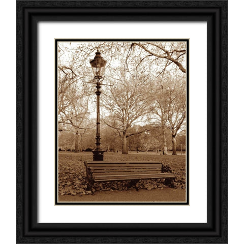 Restful Autumn II Black Ornate Wood Framed Art Print with Double Matting by Maihara/Watt, Jeff/Boyce
