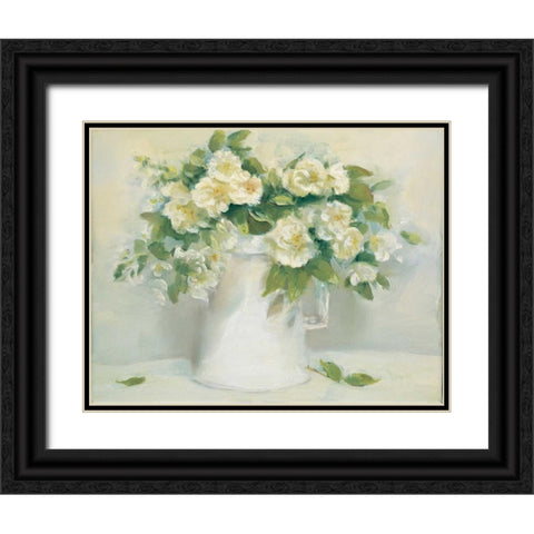 Blush Noitte Black Ornate Wood Framed Art Print with Double Matting by Dern, Andrea