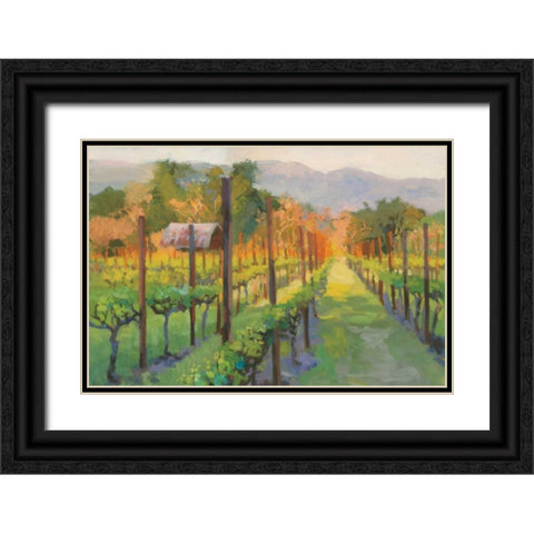 Silverado Afternoon Black Ornate Wood Framed Art Print with Double Matting by Debrosky, Christine