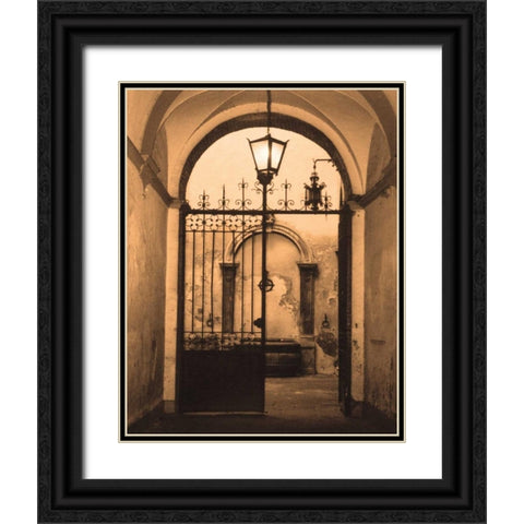 Bella Siena Black Ornate Wood Framed Art Print with Double Matting by Gilboa, Marina Drasnin