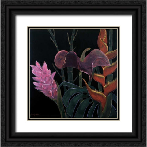 In Bloom I Black Ornate Wood Framed Art Print with Double Matting by Hopper, Pegge