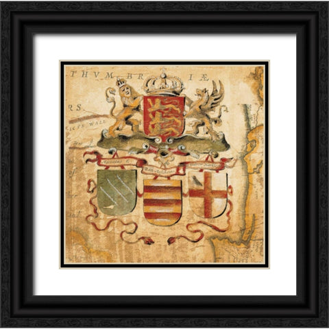 Terra Nova IV Black Ornate Wood Framed Art Print with Double Matting by Jardine, Liz