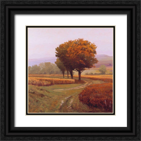 Charmony Black Ornate Wood Framed Art Print with Double Matting by Lovelace, Kent