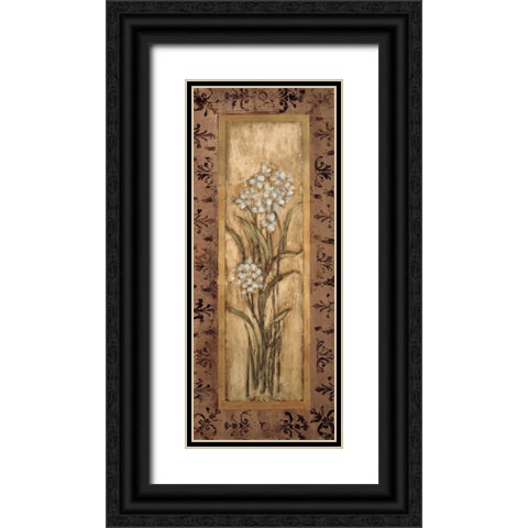 Paperwhites I Black Ornate Wood Framed Art Print with Double Matting by Mindeli