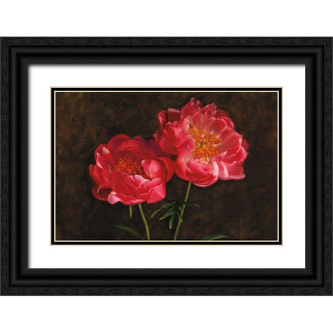 Romance Black Ornate Wood Framed Art Print with Double Matting by Pahl, Janel