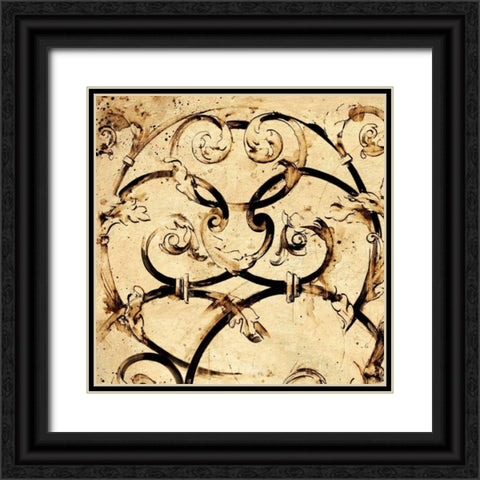 Classical Style-B Black Ornate Wood Framed Art Print with Double Matting by Panossian, Paul