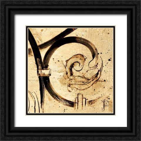 Classical Style-I Black Ornate Wood Framed Art Print with Double Matting by Panossian, Paul