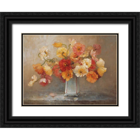 Summer Dream Black Ornate Wood Framed Art Print with Double Matting by Tomao, Jennie
