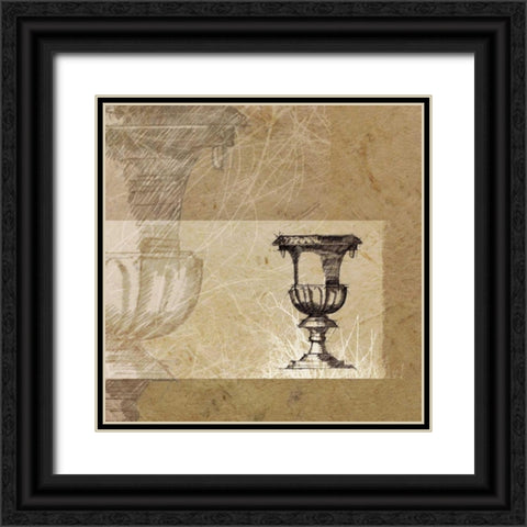 Once Upon A Time I Black Ornate Wood Framed Art Print with Double Matting by Venter, Marcel