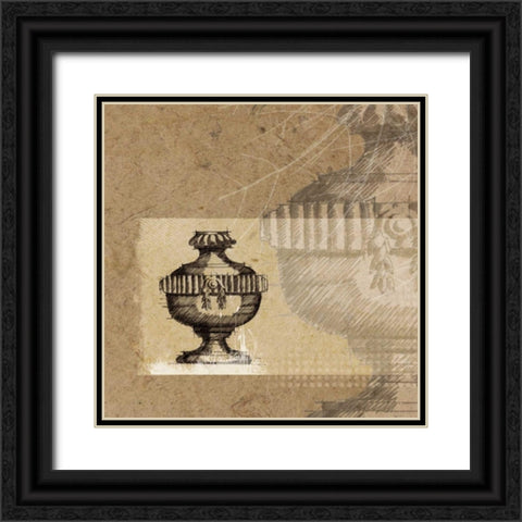 Once Upon A Time II Black Ornate Wood Framed Art Print with Double Matting by Venter, Marcel