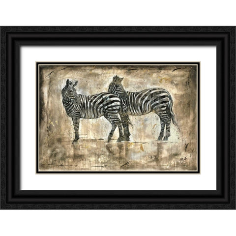 Affection Black Ornate Wood Framed Art Print with Double Matting by Wiley, Marta G.