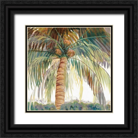 Tropics I Black Ornate Wood Framed Art Print with Double Matting by Joy, Julie